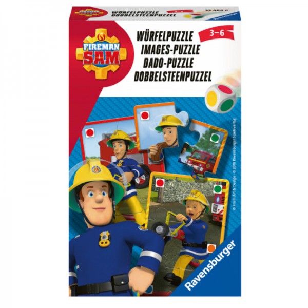 Würfelpuzzle Feuerwehrmann Sam