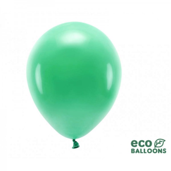 Luftballons Öko grün, 10 Stk.