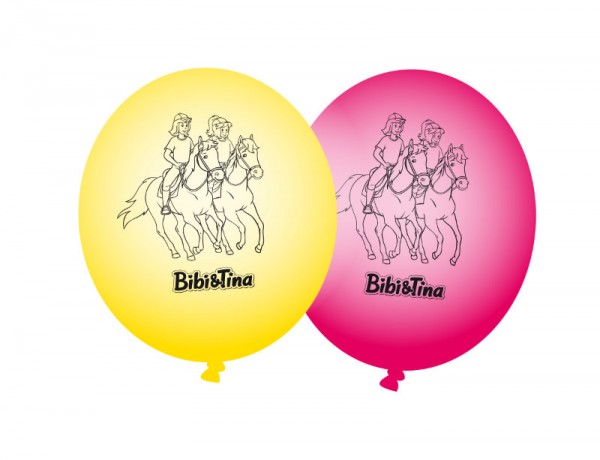 Luftballons Bibi & Tina, 8 Stk.