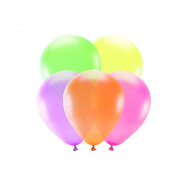 Luftballons Neon, 5 Stk.