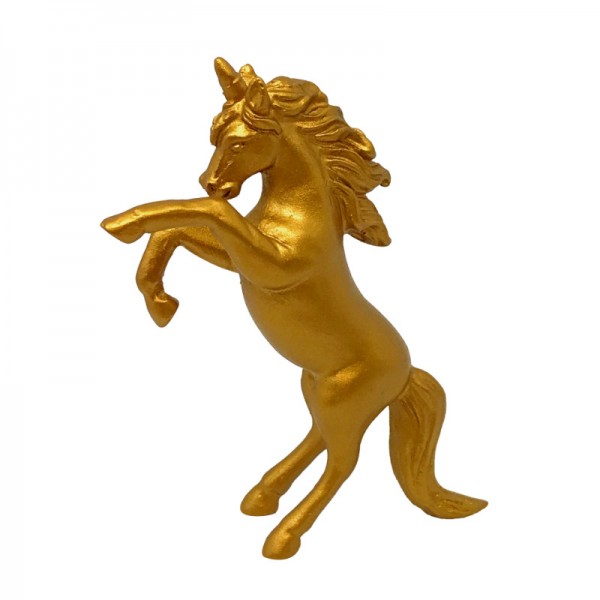 Tortendeko-Figur goldenes Einhorn