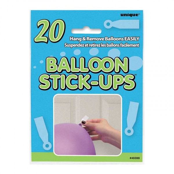 Luftballon-Klebepunkte, 20 Stk