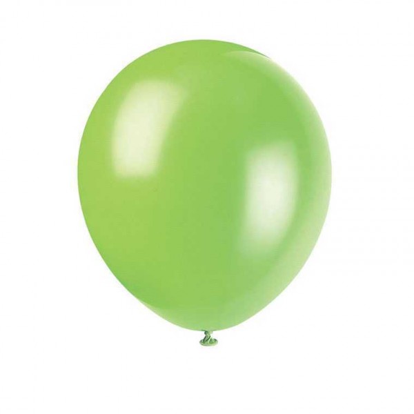 Luftballons hellgrün, 10 Stk.