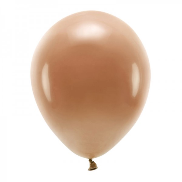 Luftballons Öko Schokoladen braun, 10 Stk.