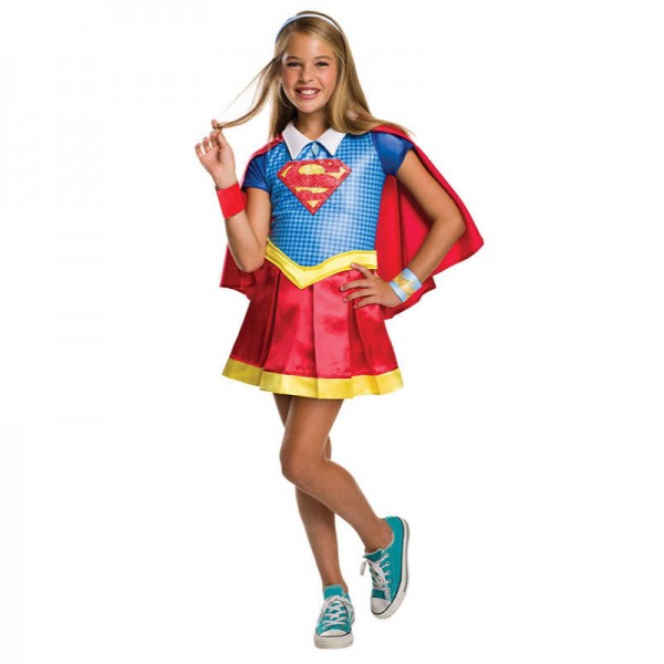  Kost m  Supergirl DC Super Hero  Deluxe junior partyshop ch