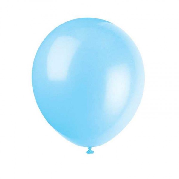 Luftballons hellblau, 10 Stk.