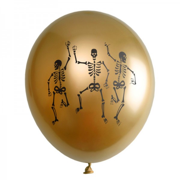 Luftballons Skelette, 6 Stk.