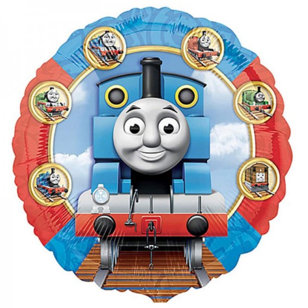 Folienballon rund Thomas die kleine Lokomotive