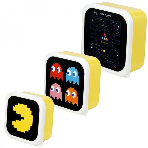Lunchbox-Set Pacman, 3 Stk.