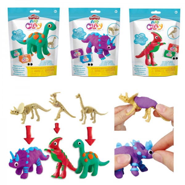 Pâte à modeler Play-Doh Air Clay Dinosaure, 1 pc. assort.