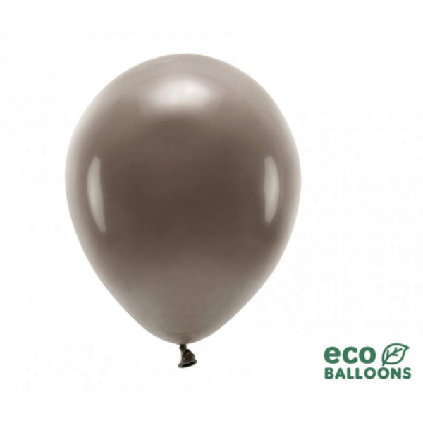 Luftballons Öko braun, 10 Stk.