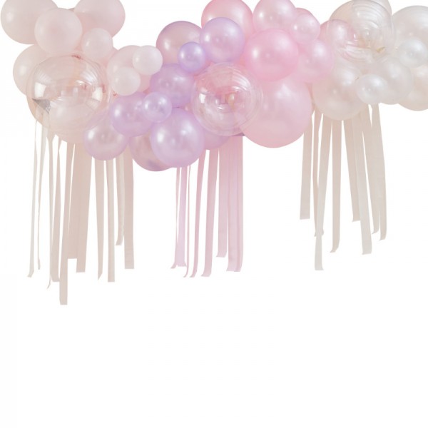 Ballonbogen Pastel, Perlenweiss & Ivory