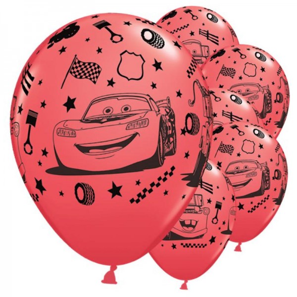 Luftballons Cars, 6 Stk.
