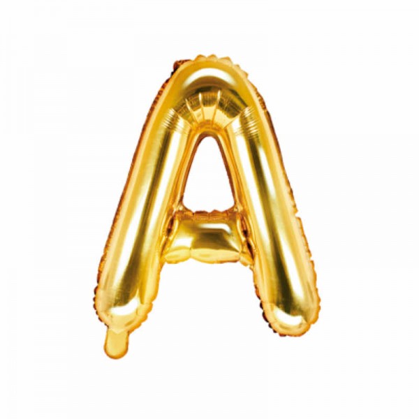 "Folienballon Buchstabe ""A"" gold, 1 Stk."