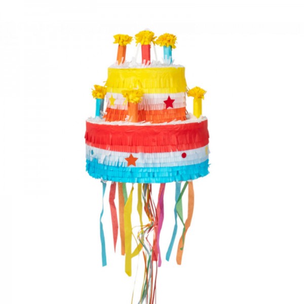Zieh-Piñata Geburtstagstorte