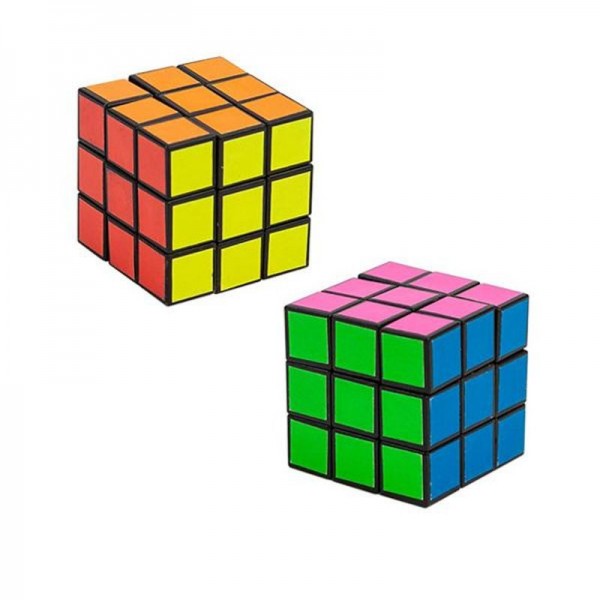 Mini-cube magique néon, 1 pc. assort.