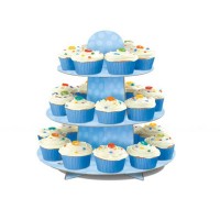 Etagere Cupcakes Blau