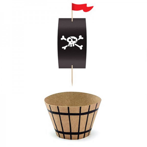 Cupcake Kit Piratenflagge
