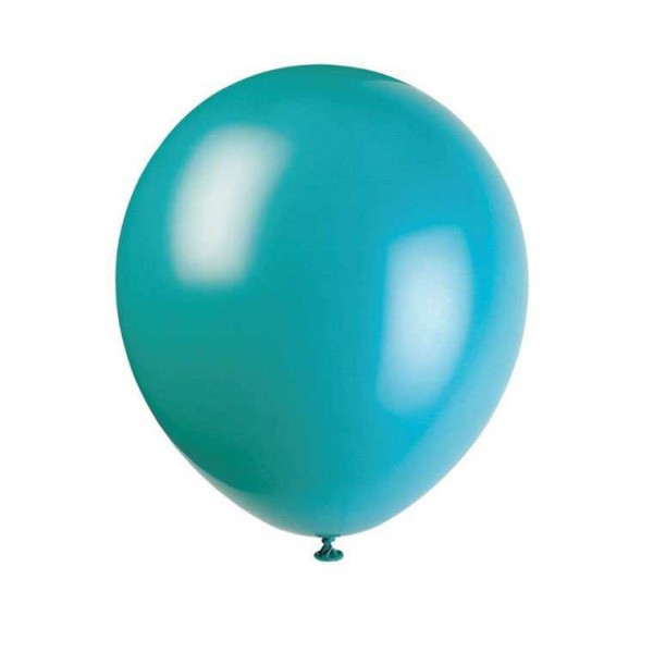 Luftballons türkis, 10 Stk.