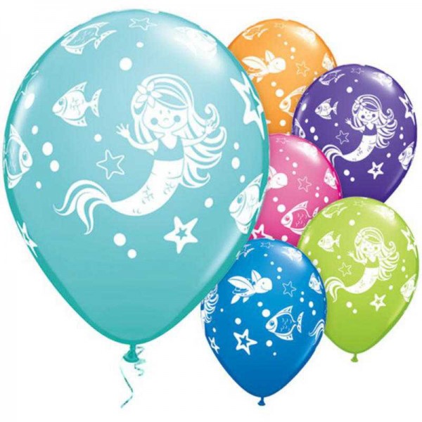Luftballons Meerjungfrau, 25 Stk.