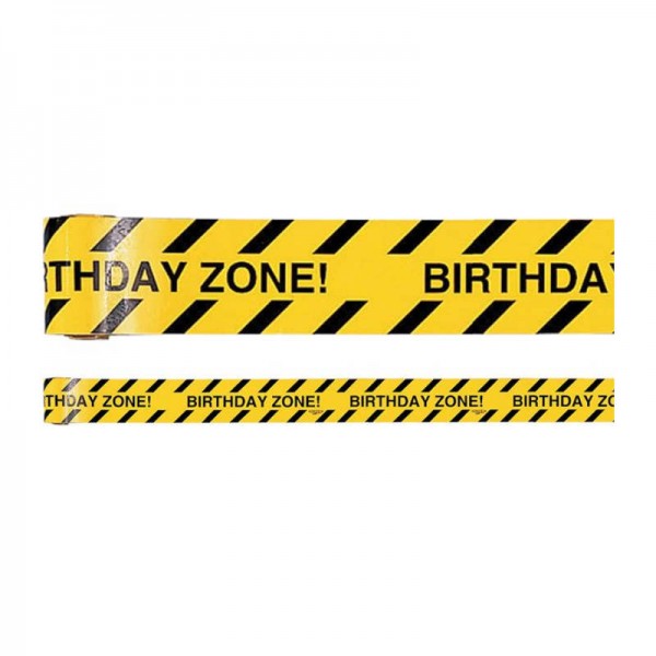 "Absperrband ""Birthday Zone"" Baustelle"