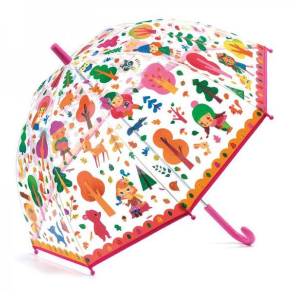 Kinder-Regenschirm Wald