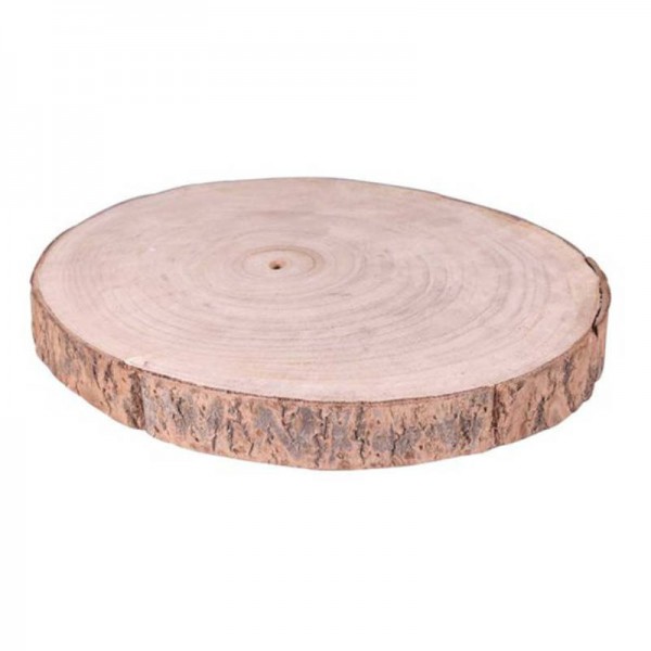 Holzscheibe Tischdeko, 31 cm