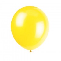 Luftballons gelb, 8 Stk.