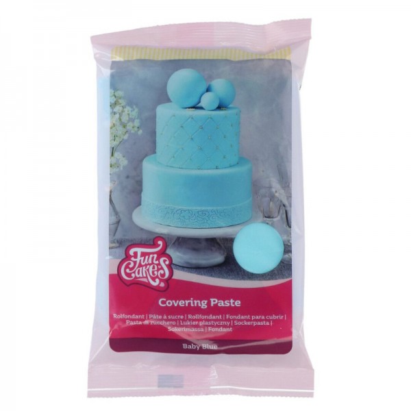 Funcakes Covering Paste Baby Blau, 500g
